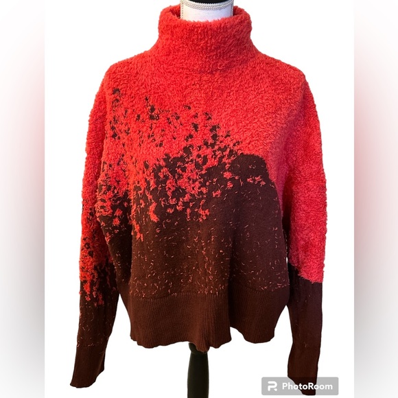 Lululemon Oversized Sweater Reddish/Orange Maroon/Brown Size 10 - Picture 1 of 10